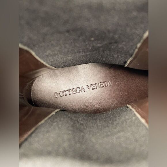 Bottega Veneta Contrast-Sole Leather Tire Men’s Chelsea Boots size 43/us size 10 - Picture 8 of 13